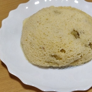 レンジで簡単 おからパウダーのバナナ蒸しパン